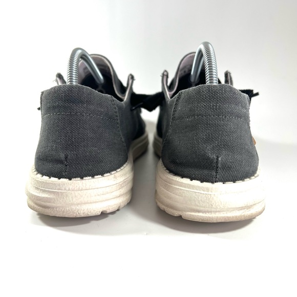 Hey Dude Wendy Chambray Off Black Ladies Slip On Shoes Loafers Size 8 - Picture 6 of 10